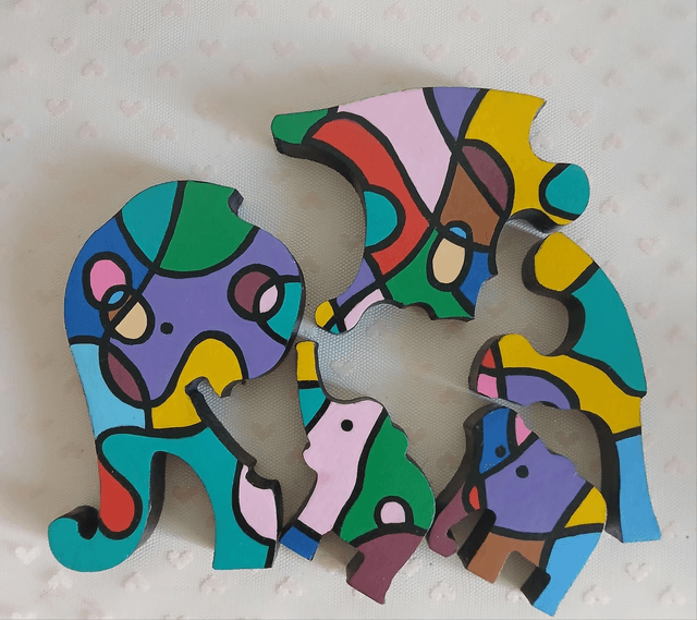 Puzzle éléphant 